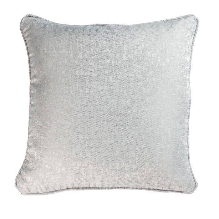 Coussin Passepoil Adamo Jacquard Gris 60 x 60 cm