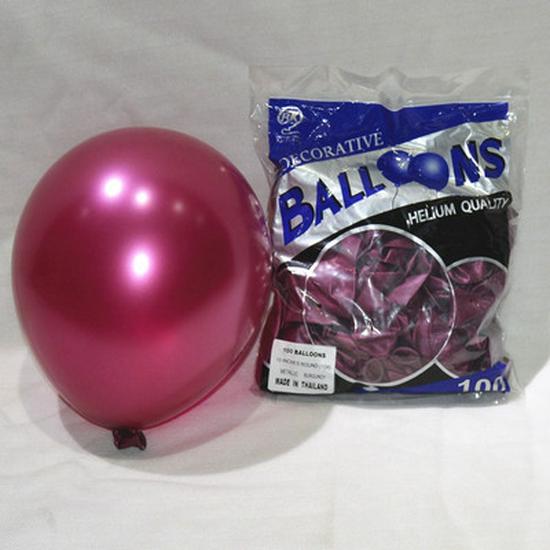 10-Inch Thai BK Pearl Round Balloons for Weddings & Birthdays