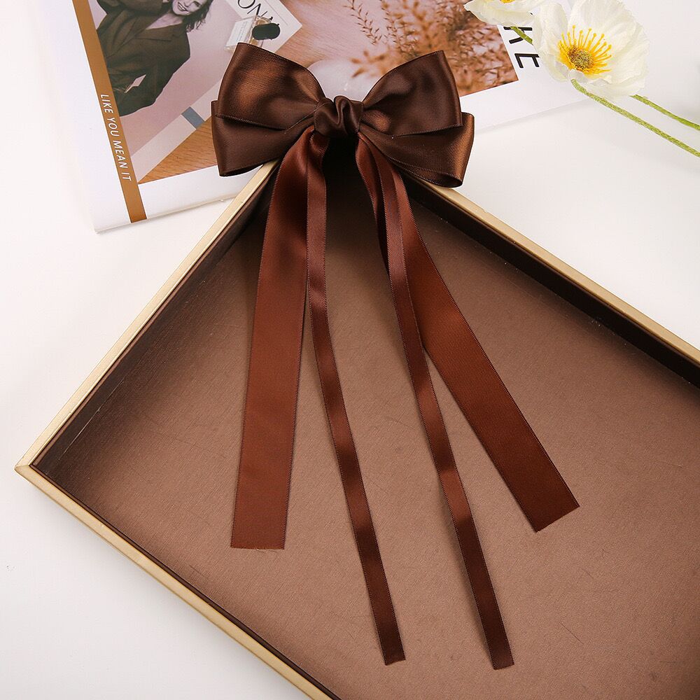 

Корейські Елегантні Довгі Шпильки для Волосся з Бантом з Стрічки для Жінок Дівчат Заколки Шпильки Аксесуари Затискачі для Волосся Головний Убір Size fits all