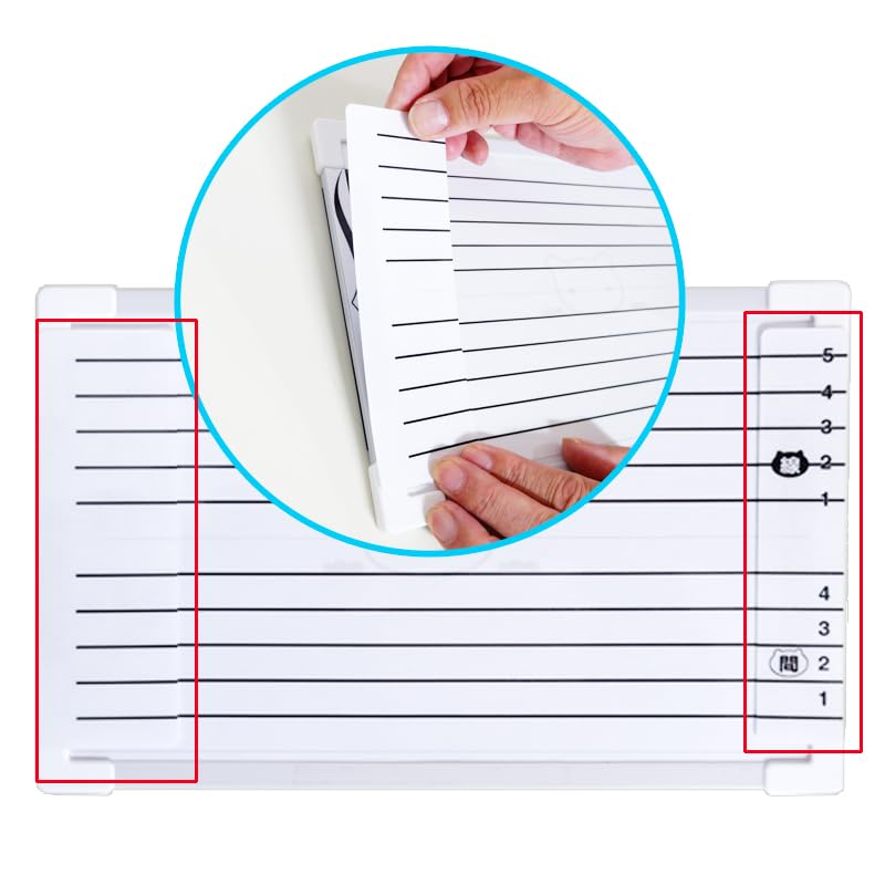 Staff Notation W300mm X H200mm Wall Staff Notation Staff Board Musical Note Magnet Magnet Beginner Musical Teaching Materials Whiteboard/Mini / /