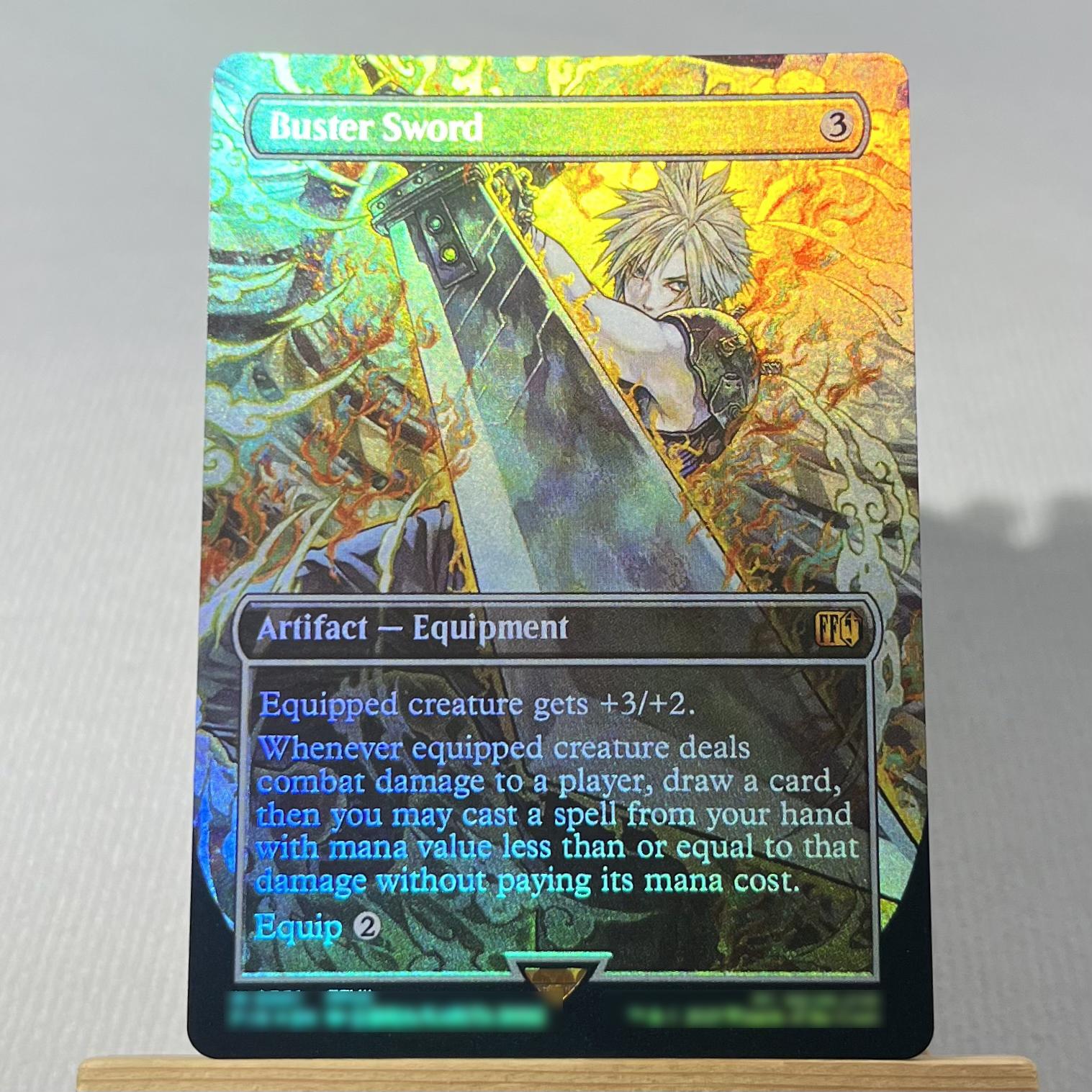 

FIN FIC FOIL4-001 Tcg проксі магічні карти Хмара, Найманець Мідгару Прикликати Бахамута Вііві Орнітьєр Блискавка, Армія з Одного зберіть