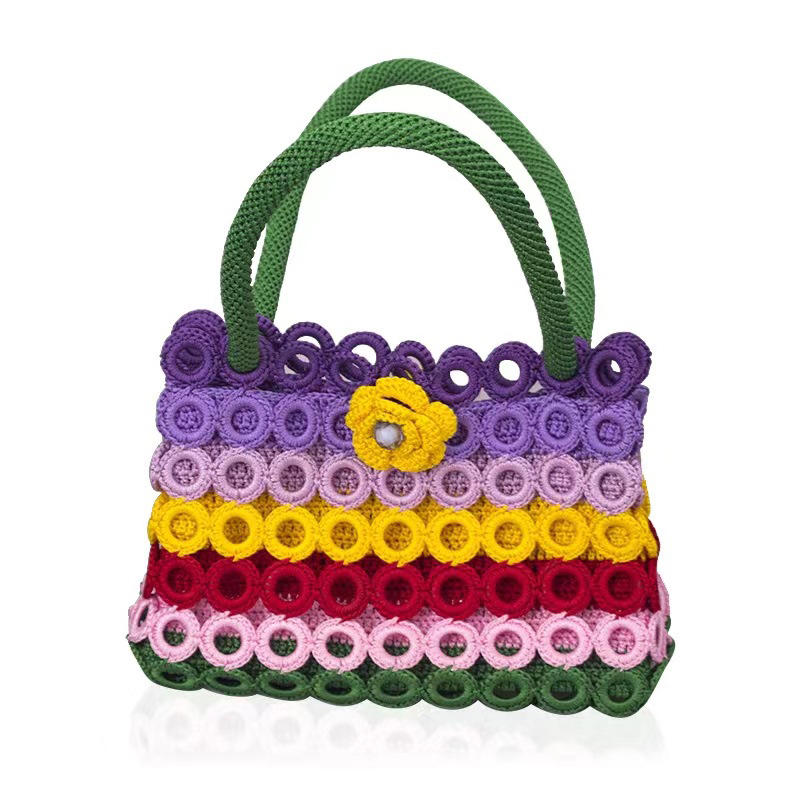 20KS Plastová taška Styling O-kroužkové smyčky DIY Háčkovací kroužek Kruh Hák Řemeslná pomůcka Příslušenství pro kabelku