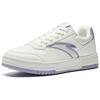 Anta Baichuan Classic Versatile Wrap Non-Slip Wear-Resistant Low-Top Skate Shoes Women sneaker White Purple 122528012-3
