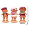 Christmas Decorations Gingerbreads Man Figurine Christmas Statue Sculpture Home Xmases Party Winter Decors Centerpieces