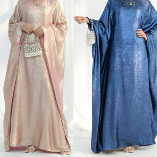 Loriya2025 Elegantes Patchwork Abaya Kleid LR778
