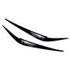 1 Pair Black Headlight Eyebrow Eyelid Cover Trim For BMW X3 X4 G01 G02 2018-2021