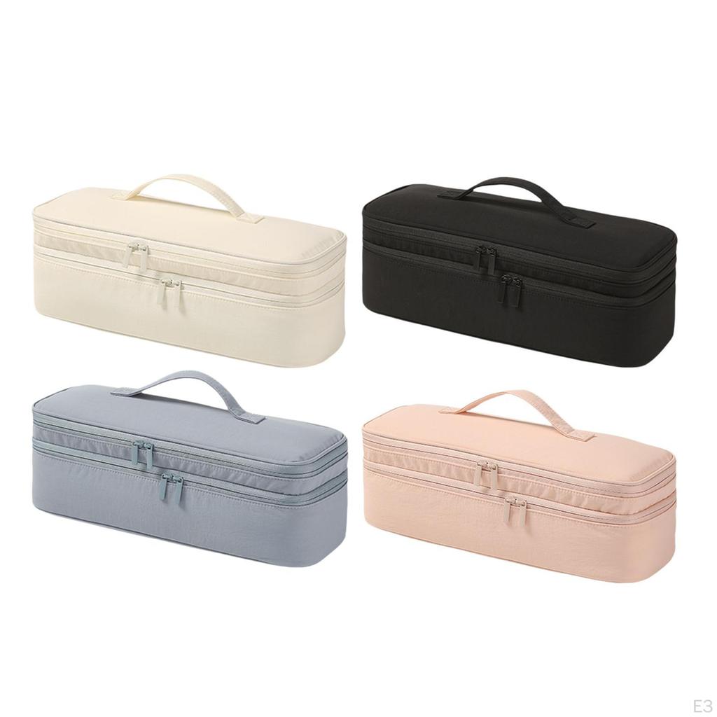 Storage Case, Carrying Case with Double Zipper, Professional Hairdressing Tool Organizer