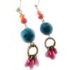 Les Trésors De Lily [D1798] - Multicolored 'Mistinguette' Handcrafted Earrings - 65 Mm