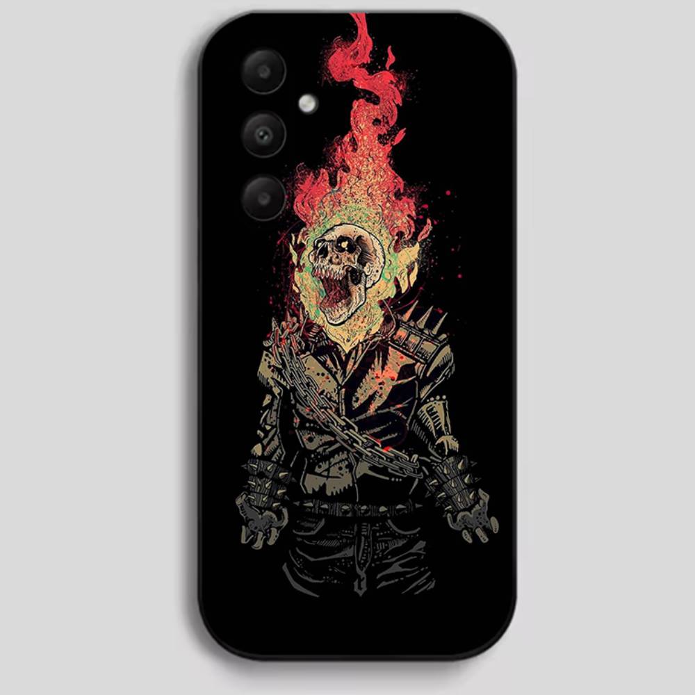 

Movie Dark G-GhostS Rider Black Soft Silicone Phone Case For Samsung (A22-A55) 24 Samsung A02