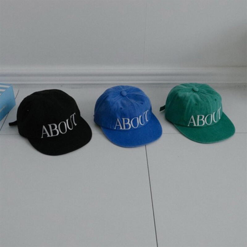 Women s Summer Large Letter Camp Cap Vivid Washed Hat green