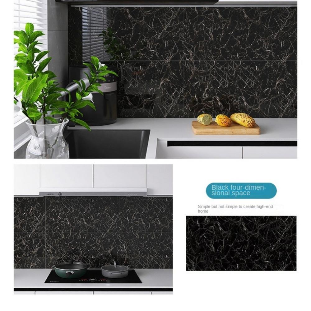 Piastrelle in Marmo 30x60cm Autoadesive Adesivo per Piastrelle da Pavimento Nuovi Adesivi Murali Bagno Soggiorno