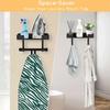 Heavy Duty Ironing Board Storage Rack, Wall Mounted Ironing Board Hanger, Multi,Functional Storage Stand for T & Y Shaped Boards