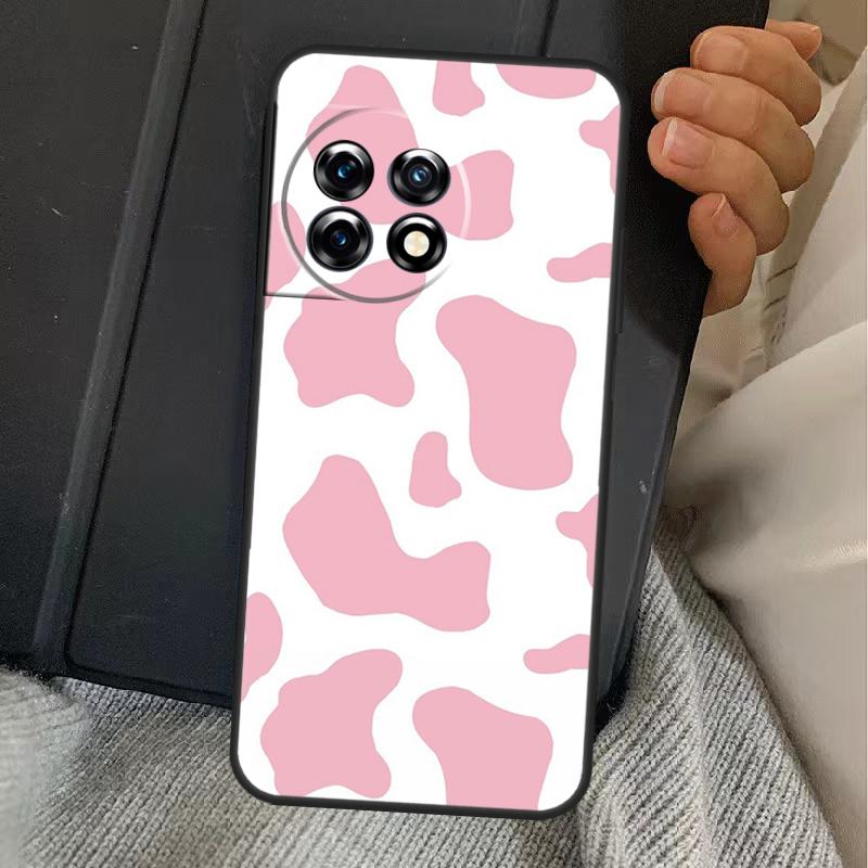 Cute Cow Moo Case For OnePlus 13R 12R 10R 13T 10T 8T 15 13 12 11 Nord CE 4 3 2 Lite N20 N30 Nord 5 Cover