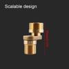 2Pcs Copper Angled Curved Foot Replacement Thickened Angle Adjustment Shower Faucet Adapter Home Bathroom Hardware