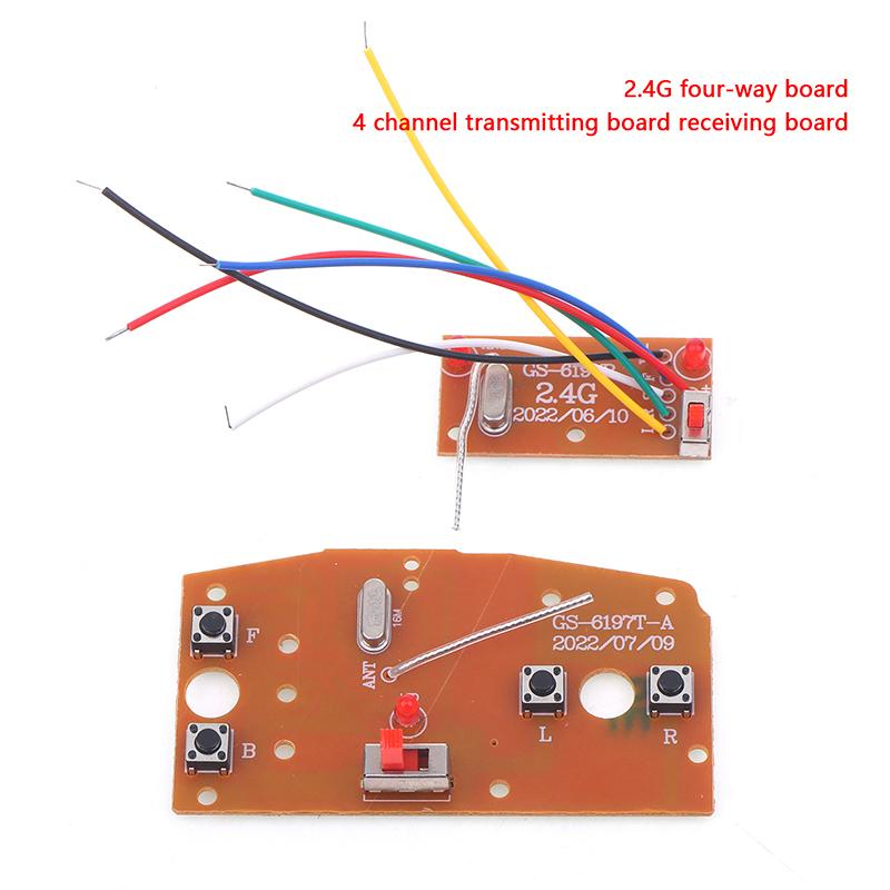 2.4G Four Channel Transmitter Receiver Board For RC Car Remote Control Toys Parts Module High Quality Circuit Board PCBA
