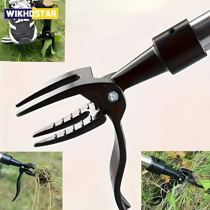 1pc 4-Claw Weed Tool Head - Professional Root Extractor for Tough Garden Weeds, Ergonomic Yard Maintenance Solution