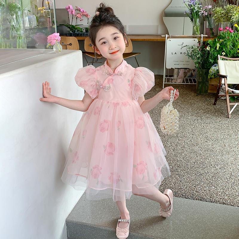 

Платье для маленькой девочки Платье принцессы Cheongsam