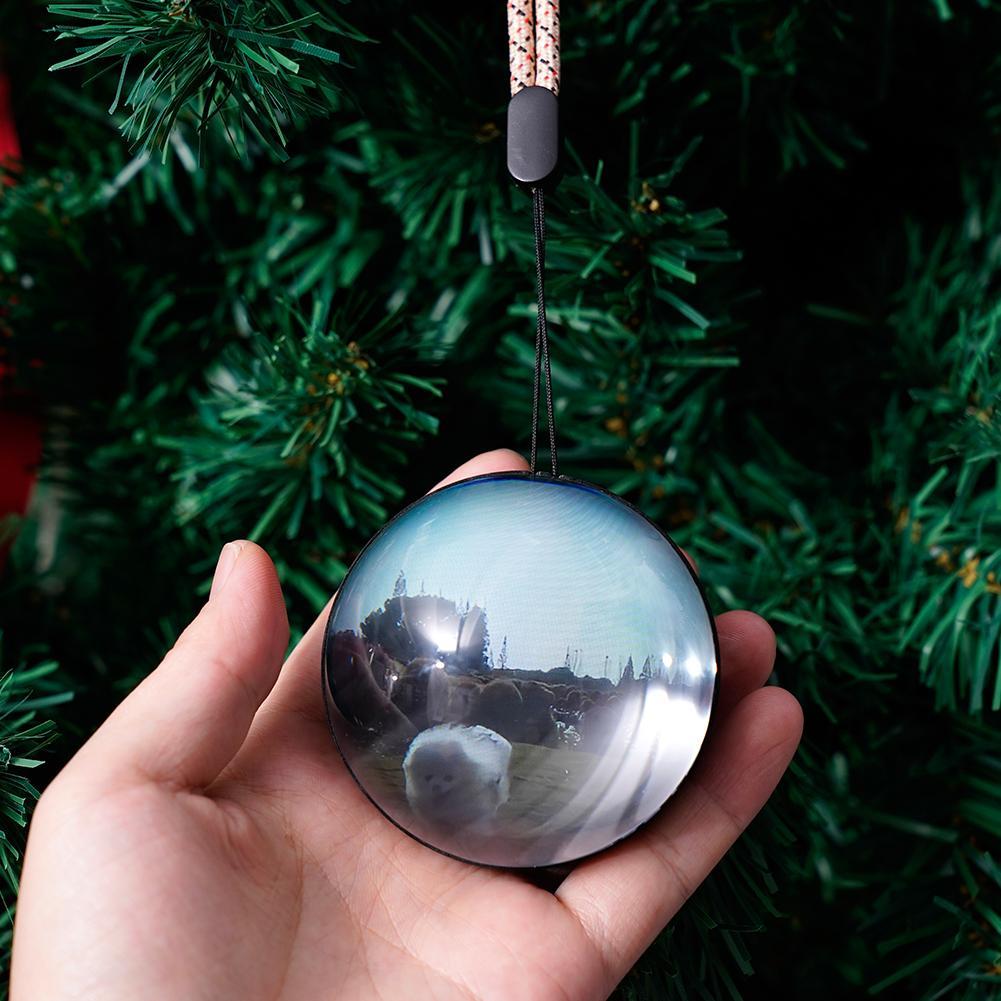 3D Video Crystal Ball DIY Memory Art Glass Ball Lamp Spherical Pixel Display 2.7inchs Screen 4GB Videos Player For Kids Adults