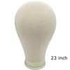 Canvas Block Head Training Mannequin Wig Head Display Styling Mannequin Manikin Head Wig Stand Wig Head Stand