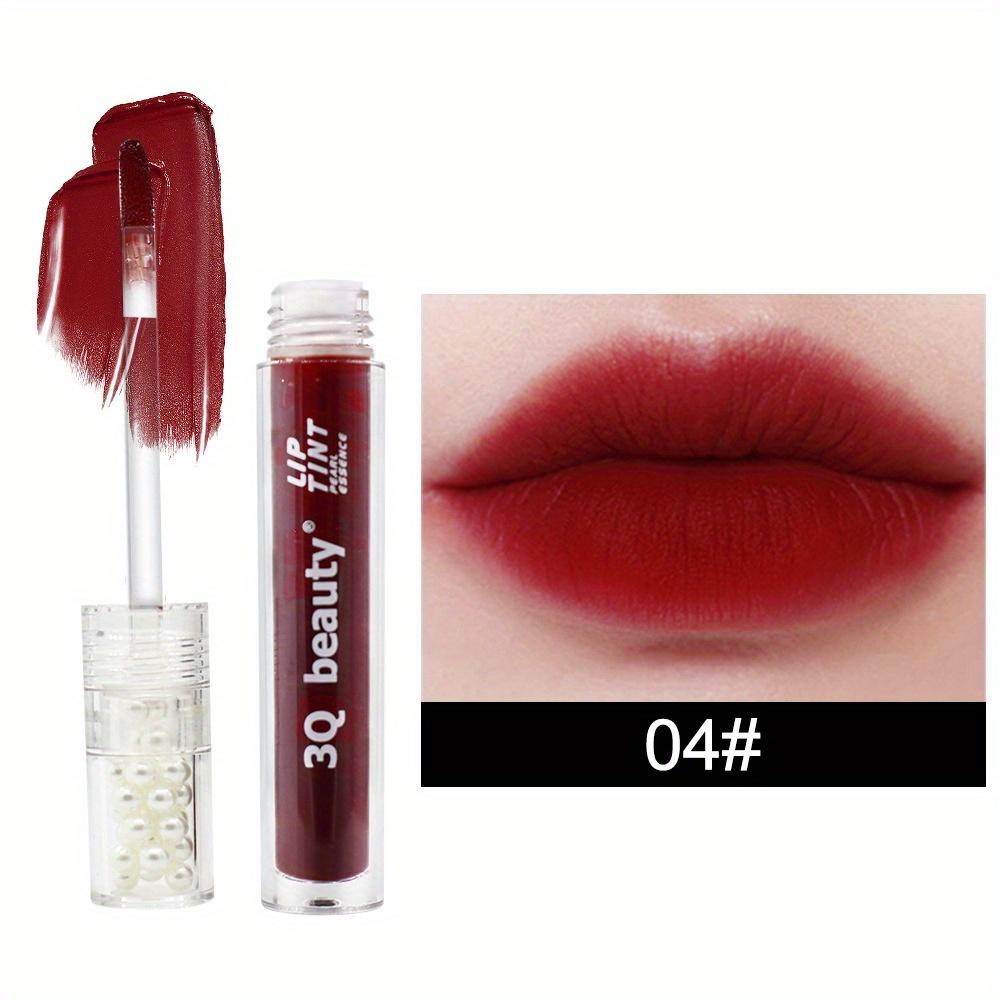 12-Farben-Perlen-Antihaft-Cup-Lippenstift, Wasser, einfarbig, Lippenglasur, matt, nicht leicht zu verblassen, flüssiger Lippenstift