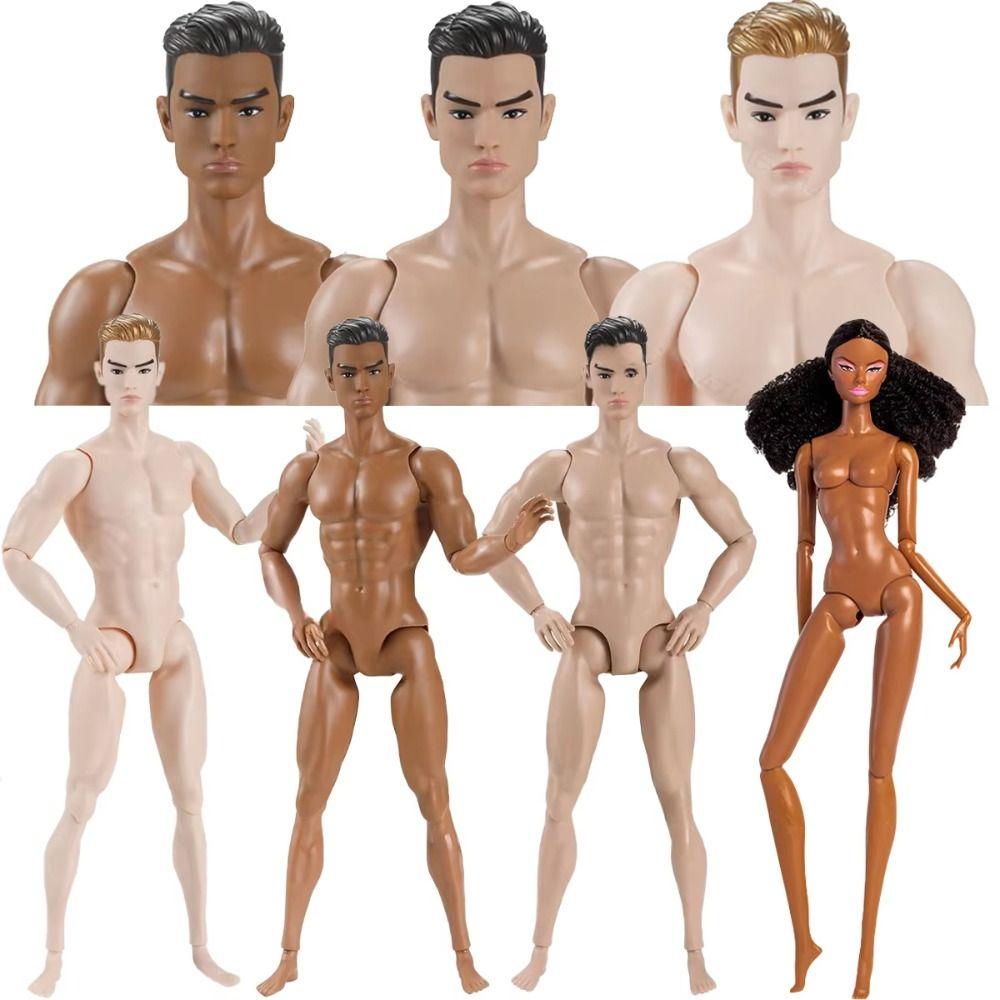 White/Normal/Tan Male Model Multi-Joints Action Figure Body 1/6 Male Doll  Replacement