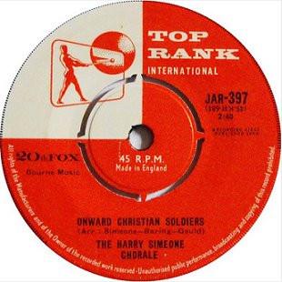 

7inch Record HARRY SIMEONE CHORALE Onward Christian Soldiers JAR397 Top Rank Intern 1960 UK CountryFolk Used