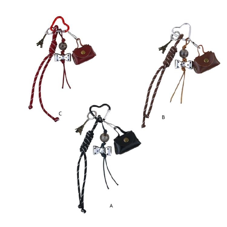 Elegant Keyring Bag Adornment Bags Pendant Ornament Offers Both Functionality and Aesthetic Appeal for Everyday Use