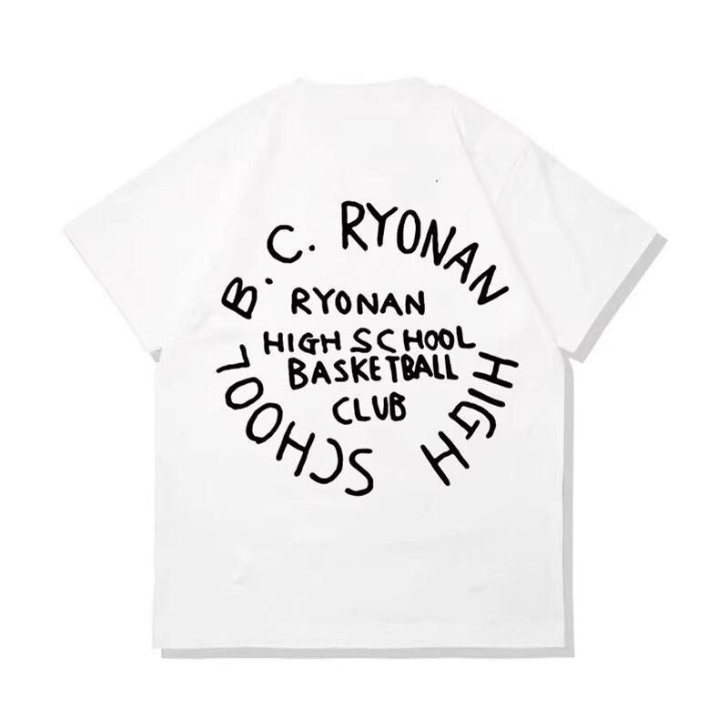 2026 New Model Xiangbei Team Uniform Japanese Animeinspired 100 Cotton Casual Tshirt Trendy Short Sleeve Mens Shirt