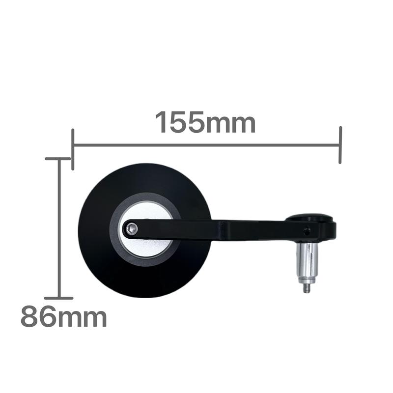 For Honda Rebel CMX300 CMX500 CMX1100 7/8'' 22mm Motorcycle Bar End Mirrors Retro Handlebar Tip Rearview CNC