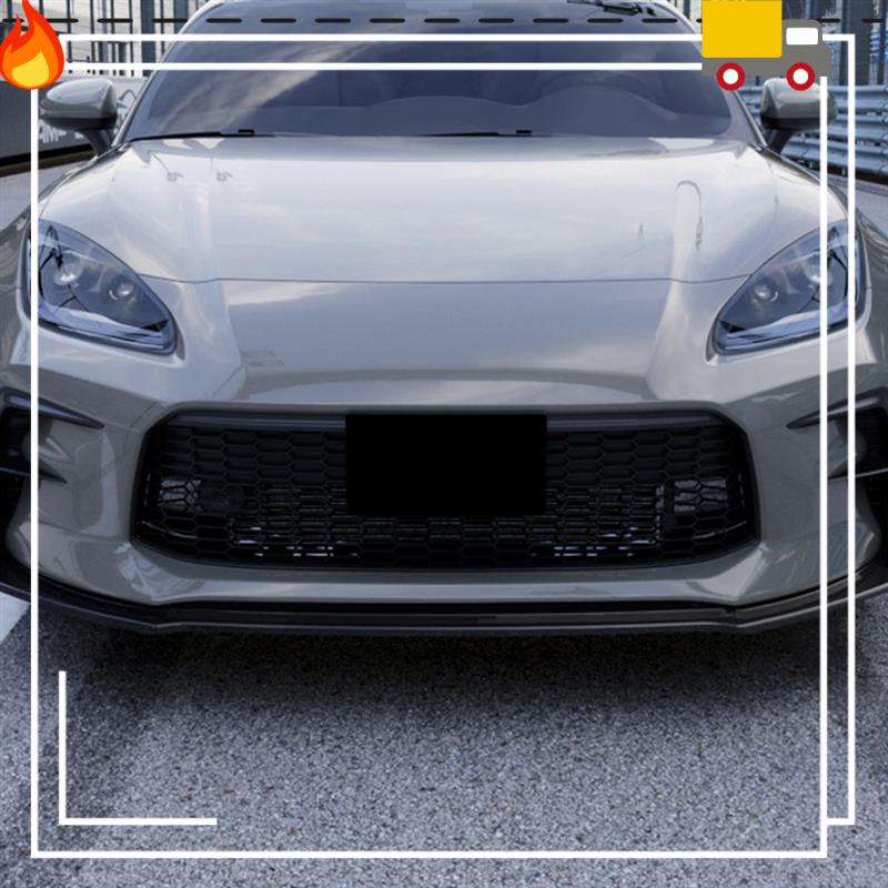 Car Front Bumper Side Splitter Spoiler Canards Air Knife Spoiler For Toyota GR86 Subaru BRZ 2025+ Glossy Black