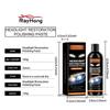 Auto Headlight Repair Paste Removes Discoloration and Oxidation Polishes Lenses for Clearer Brighter Roadside Visibility
