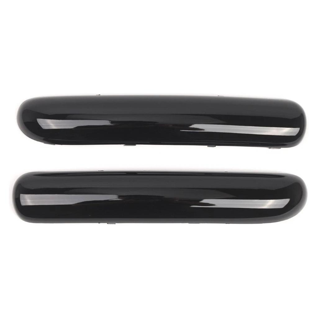 Pair Front Bumper Trim Set For Mini One Cooper R50/R52/R53 01-2004 Glossy Black
