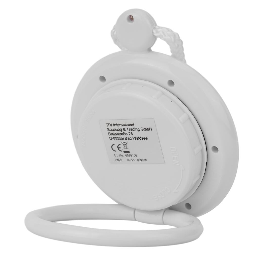 Desktop Alarm Clock Waterproof Bathroom Clock Diameter 11.5cm Kitchen