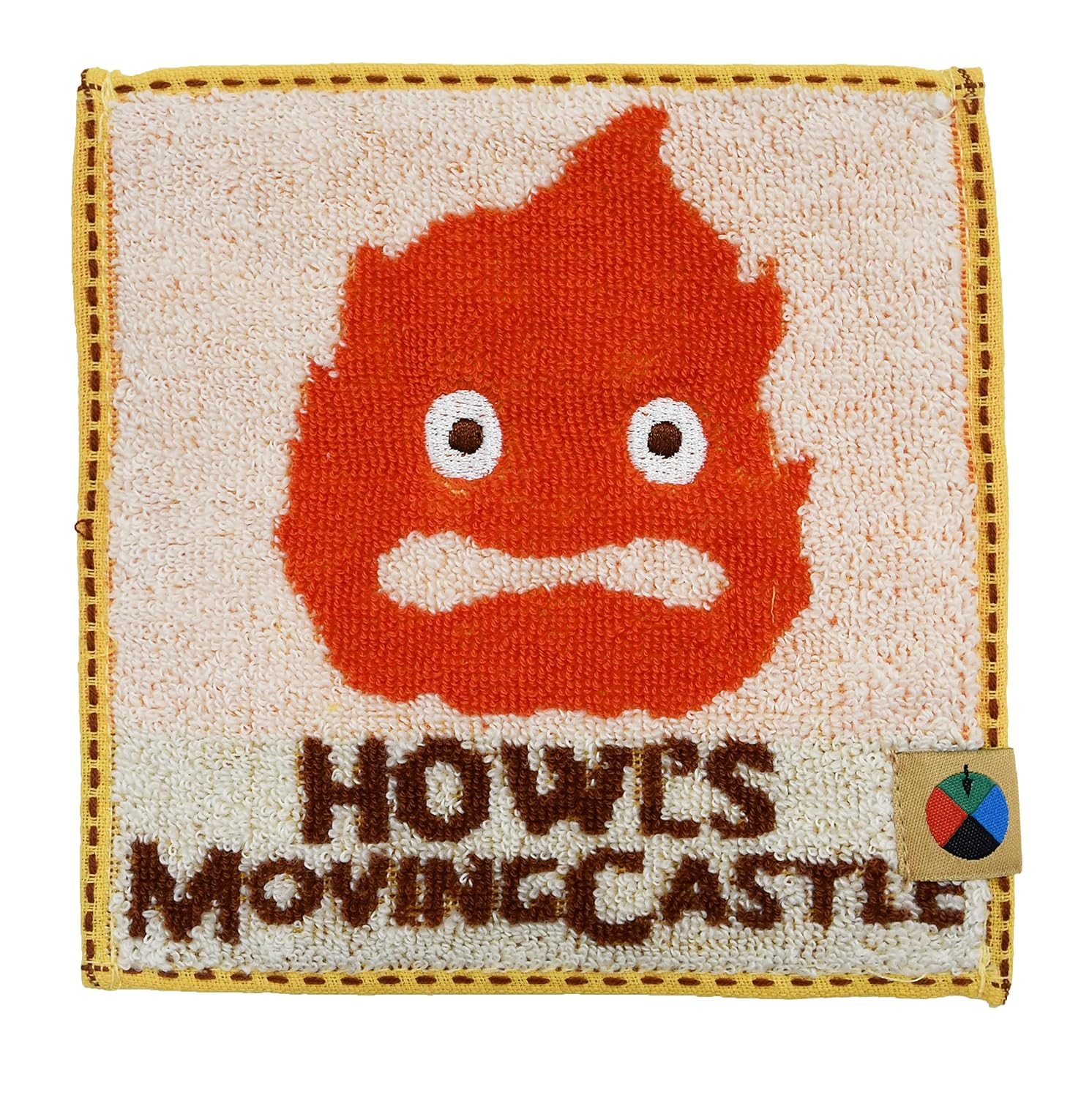 STUDIO GHIBLI Marushin Bean Towel Calcifer Howls Moving Castle Small Mini Size