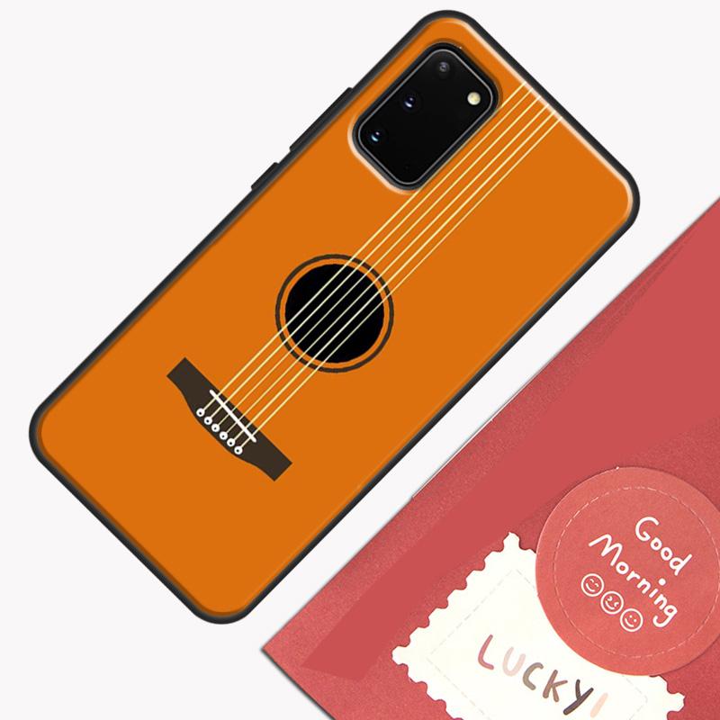 

Classic Wood Guitar Phone Case For Samsung Galaxy S25 S26 Ultra S20 S21 S22 S23 S24 Plus S9 S10 S25 FE Cover Shell Galaxy S25 FE