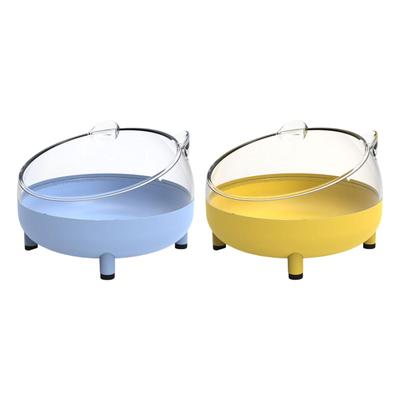 Hamster Sand Bath Box Shower Tray Sand Bath Container Pet Toy Detachable Small