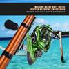 Salt Freshwater Metal Heavy Duty Lightweight Casting Spinning Fishing Reel Tackle (#1000)