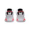 Jordan Air Jordan 6 Little Flex Infrared Cushioning Abrasion Resistant Slip Resistant Mid top Toddler Shoes White CT4417-101