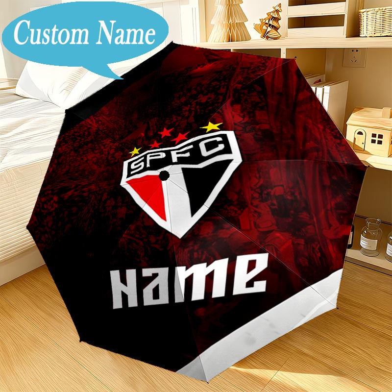 Custom Name Umbrella SPFC Team Spirit Umbrella 8-Frame for Travel, Camping, Casual Lightweight Portable, Essential for Family Gifts