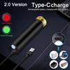 New 3W 365nm Mini UV Flashlight USB Rechargeable Torch Pets Urine Cat Tinea Money Ore Scorpion Invisible Ink Marker Check Light