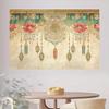 2D Flat, 1pc Indian Festival Backdrop Suitable for Diwali & Weddings - for Lotus DJH