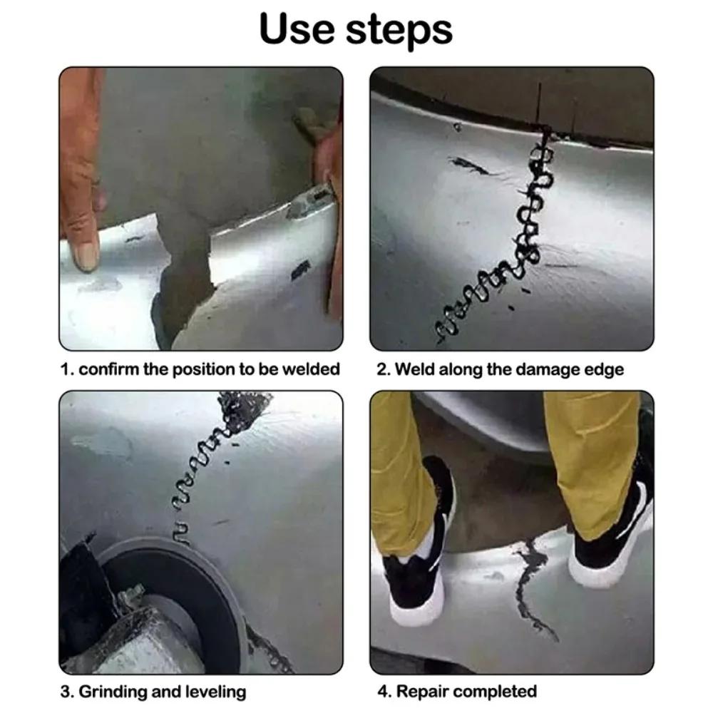 Schweißgerät für Kunststoffschweißwerkzeuge Heißluftpistole Ausrüstung Schmelzklebernägel Elektrische Schweißmaschine Autoreparatur-Werkzeugsatz Lötstation