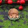 Cute Resin Hedgehog Figurine For Miniature Garden Decor Micro Landscape Gift For Holiday