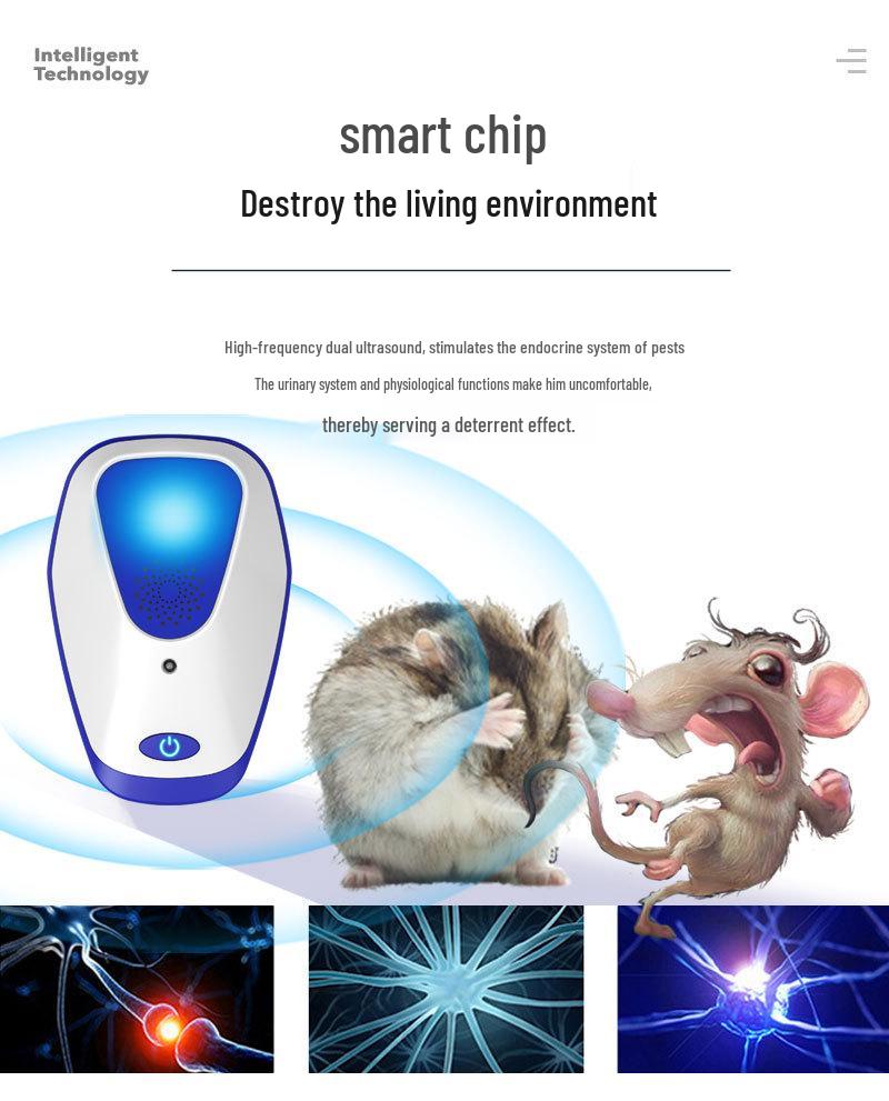 Ultraschall-Nagetiervertreiber für den Innenbereich für Zuhause und Lager