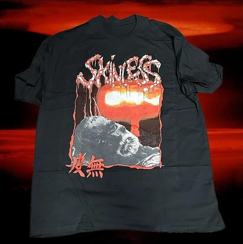 New Hot Skinless Band Short Sleeve Black S to 5XL Concert Shirt SN630 Unisex T-Shirt L