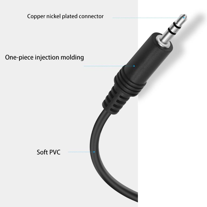 3.5mm Male to Female Cable HiFi Sound 1/8 TRS Extension Cable Compatible for Smartphones Tablets 19.7in/39.4inch