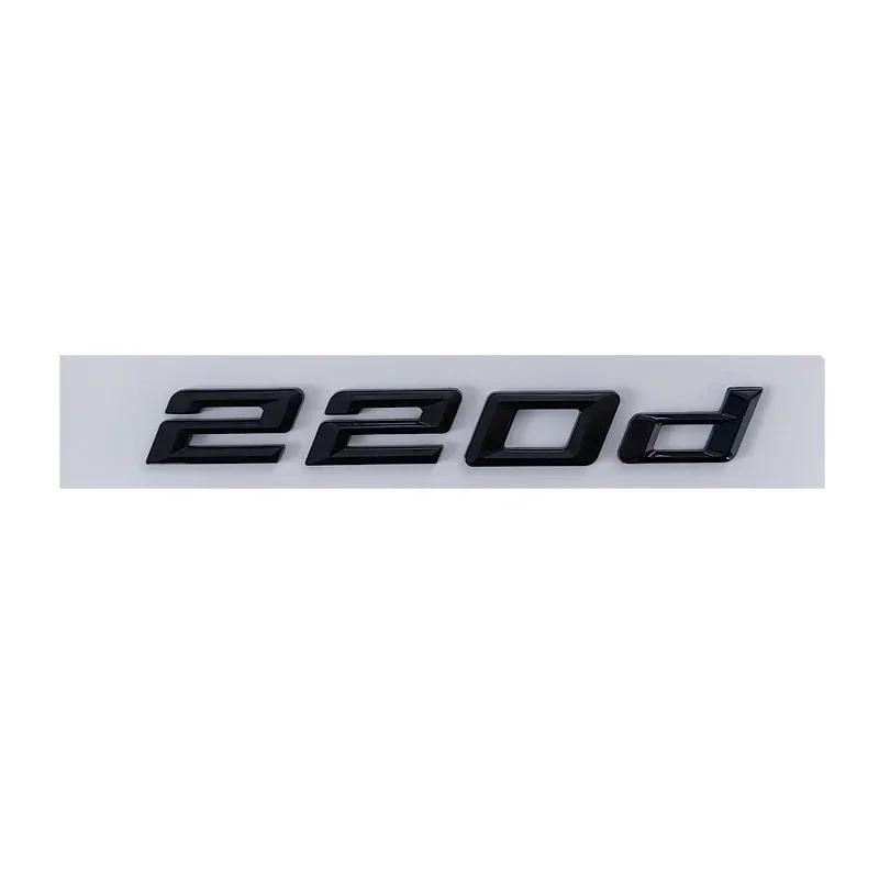 

ABS 3D Car Rear Trunk Letter Badge Emblem Exterior for BMW 116d 118d 120d 125d 135d 218d 220d 240d Auto Modification Accessories