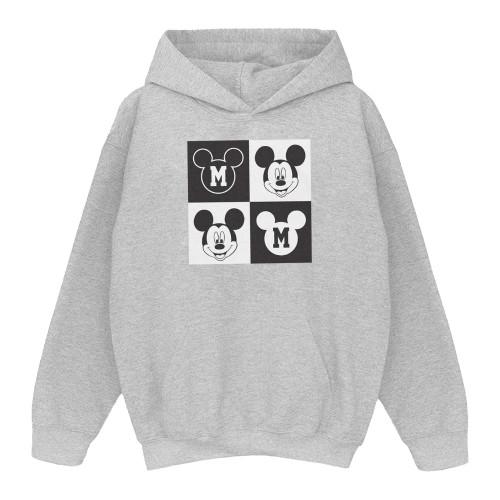 

Disney Boys Mickey Mouse Smiling Squares Hoodie 12-13