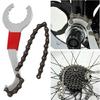 Road Bike Repair Tool Kits includes Bike Cranks Extractors Bottom Brackets Remover Chain Breaker Flywheel Chain Removal Tool