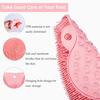 Silicone Foot Scrubber Mat for Shower – Large 30x23cm Non-Slip Massage Mat with Soft Bristles, Exfoliating Foot Cleaner for Bathroom, Improves Ci